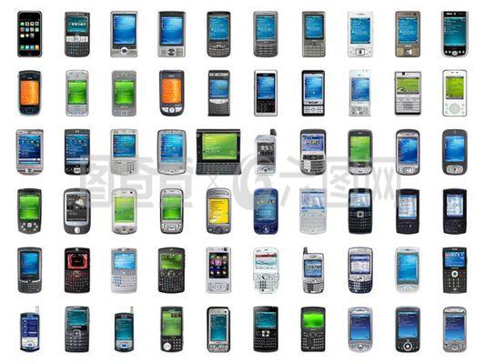 當(dāng)代流行的智能手機系列透明png